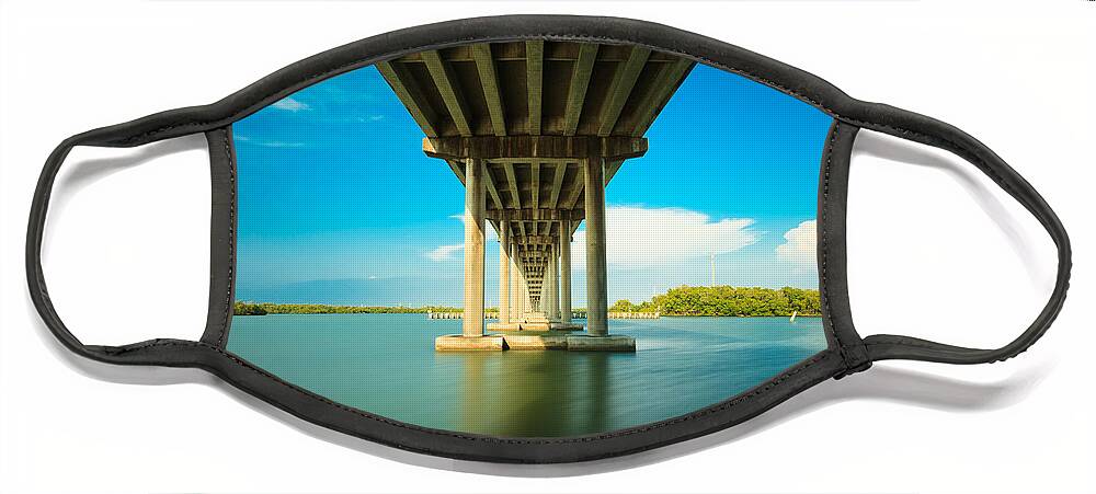 Everglades Face Mask featuring the photograph San Marco Bridge by Raul Rodriguez