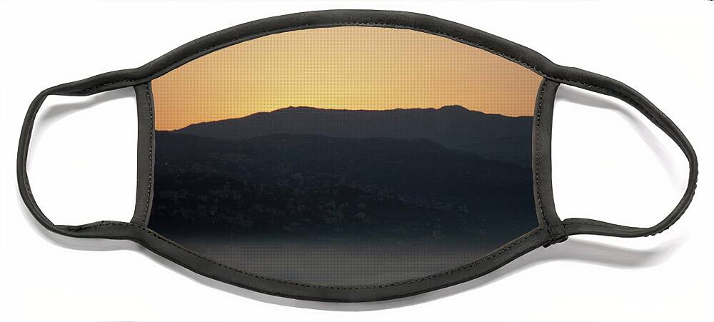 Marwan Face Mask featuring the photograph Sannin Sunrise by Marwan George Khoury