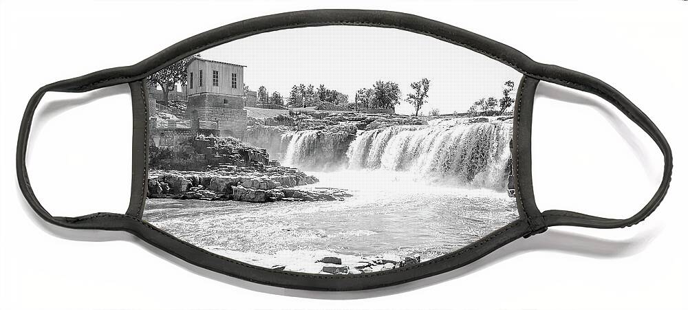 Sioux Falls Face Mask featuring the photograph Sioux Falls by Aileen Savage