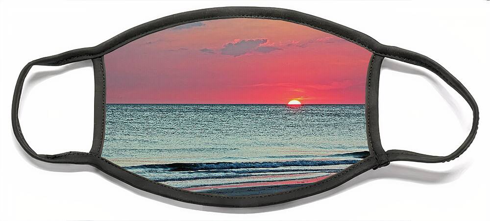 Sun Face Mask featuring the photograph Sizzle by Terri Mills