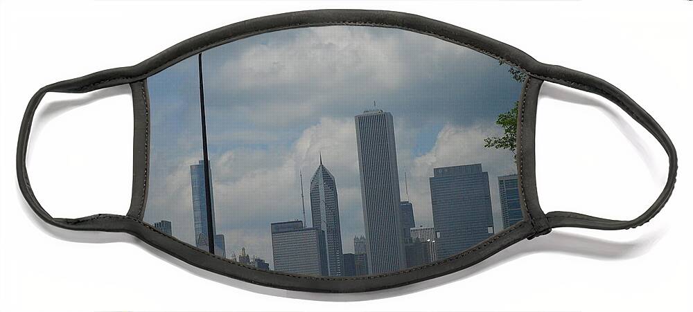 Clouds Face Mask featuring the photograph Skyline by Michelle Hoffmann