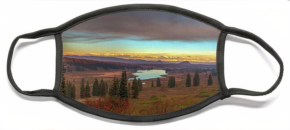 Steamboat Face Mask featuring the photograph Smokey Summer by Kevin Dietrich