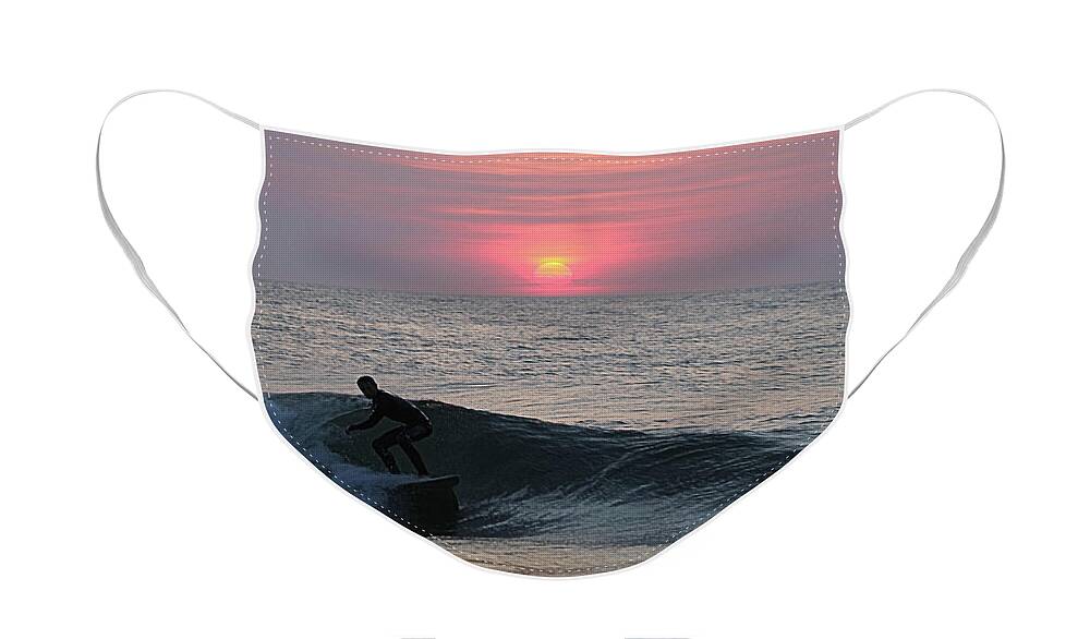 Surf Face Mask featuring the photograph Soul Surfer by Robert Banach
