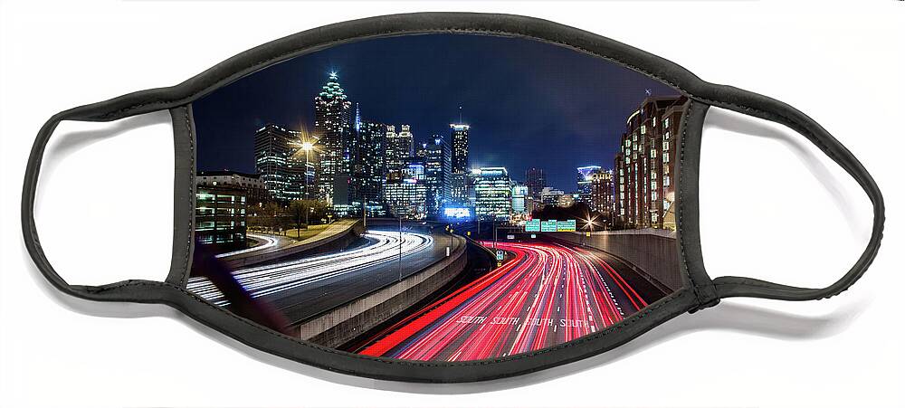 Atlanta Face Mask featuring the photograph Southbound by Kenny Thomas