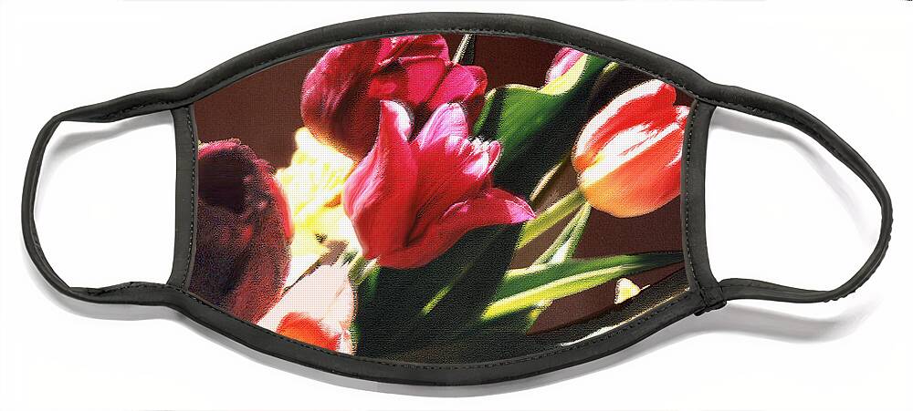 Floral Still Life Face Mask featuring the photograph Spring Bouquet by Steve Karol