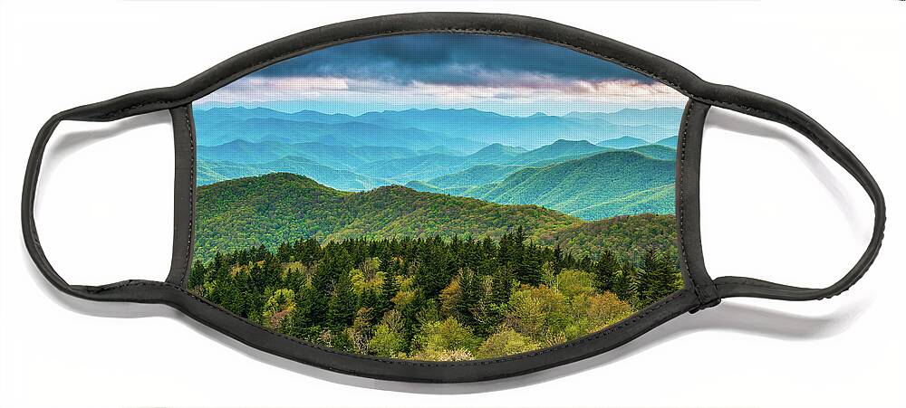 Asheville Face Mask featuring the photograph Spring Colors by Joye Ardyn Durham