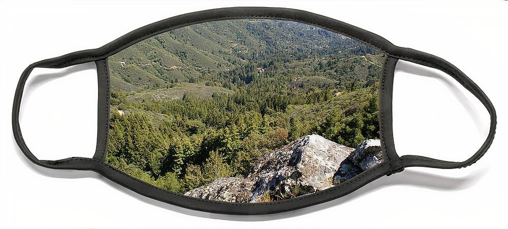 Mount Tamalpais Face Mask featuring the photograph Standing on the Rock by Ben Upham III