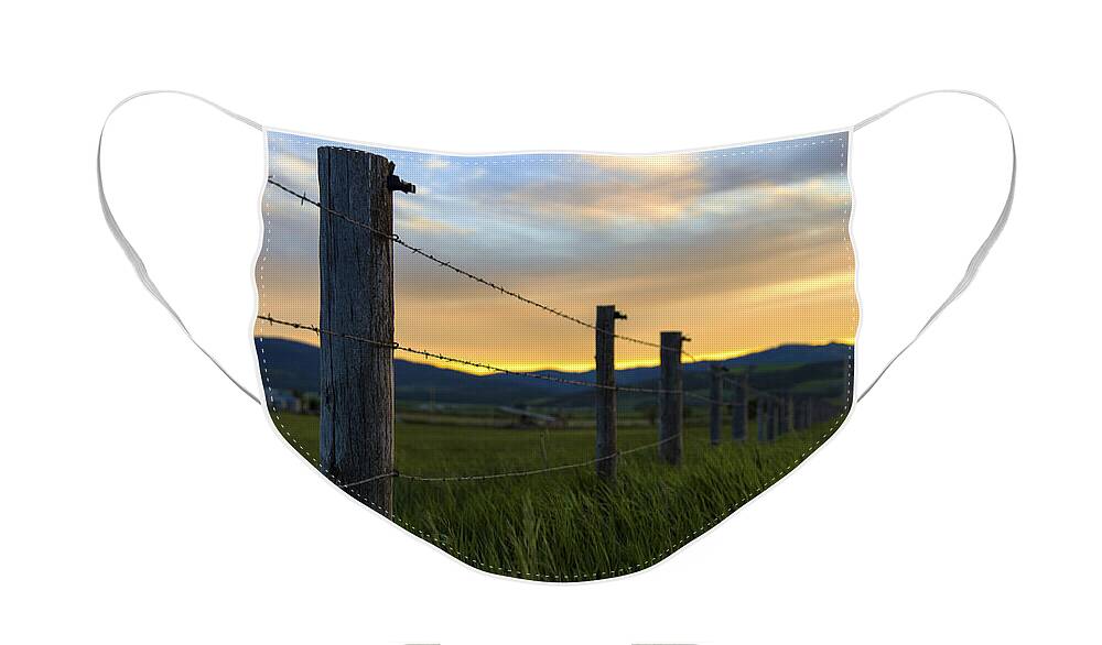Star Valley Face Mask featuring the photograph Star Valley by Chad Dutson