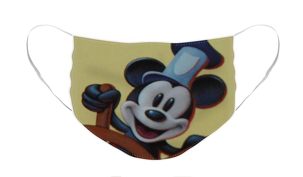 Micky Mouse Face Mask featuring the photograph Steamboat Willy by Rob Hans