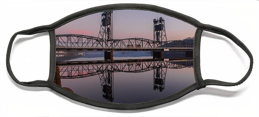 Stillwater Bridge Face Mask featuring the photograph Stillwater Bridge 0227 by Dale Peterson