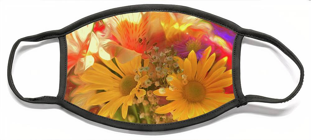 Flowers Face Mask featuring the photograph Summer's Flowers by George Robinson