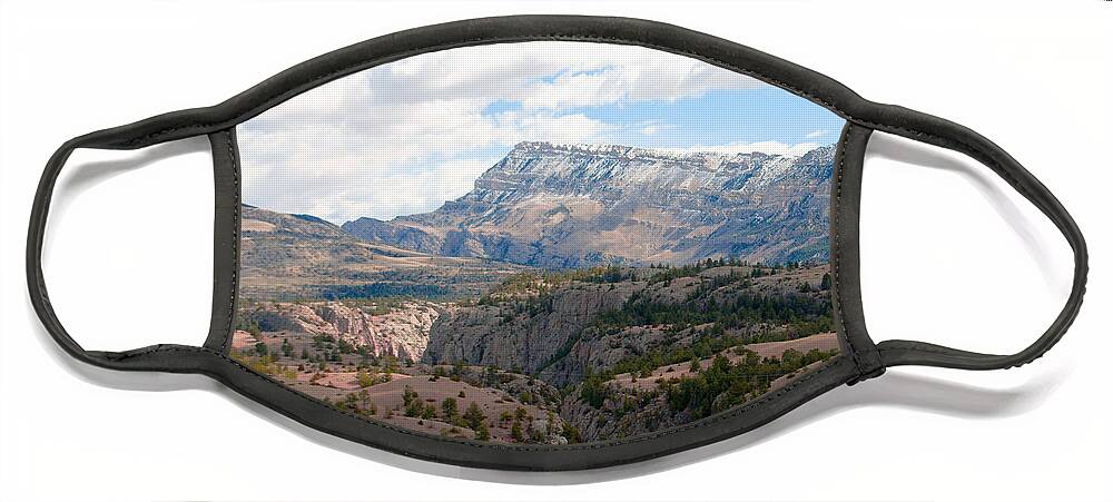 Wy Face Mask featuring the photograph Sunlight creek of WY by Troy Stapek
