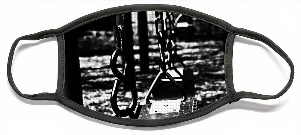 Swing Set Illinois Face Mask featuring the photograph Swing by Frank J Casella