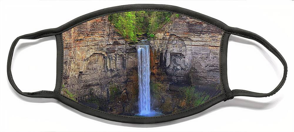 Taughannock Falls State Park Face Mask featuring the photograph Taughannock Falls by Raymond Salani III