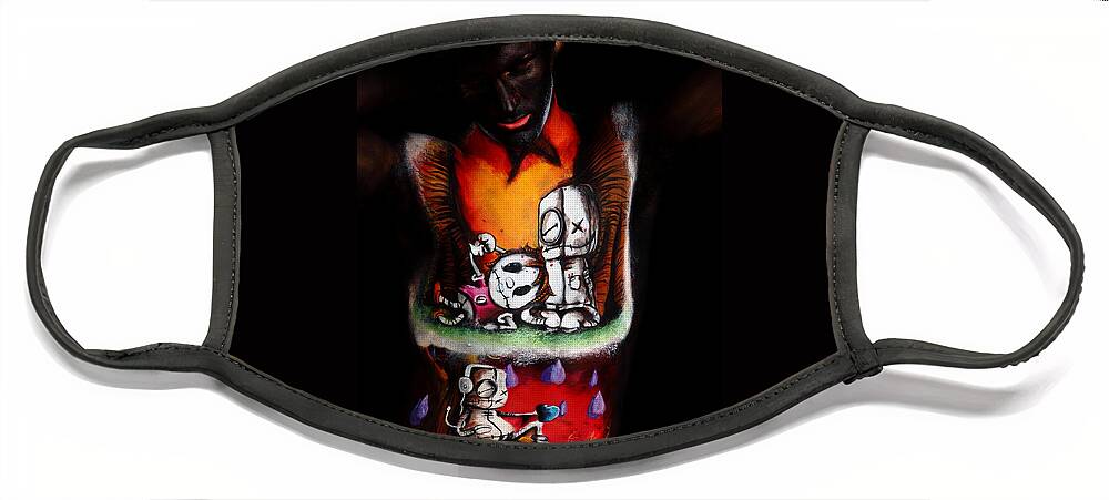 Fabio Napoleoni Face Mask featuring the photograph Lost Love by Cully Firmin