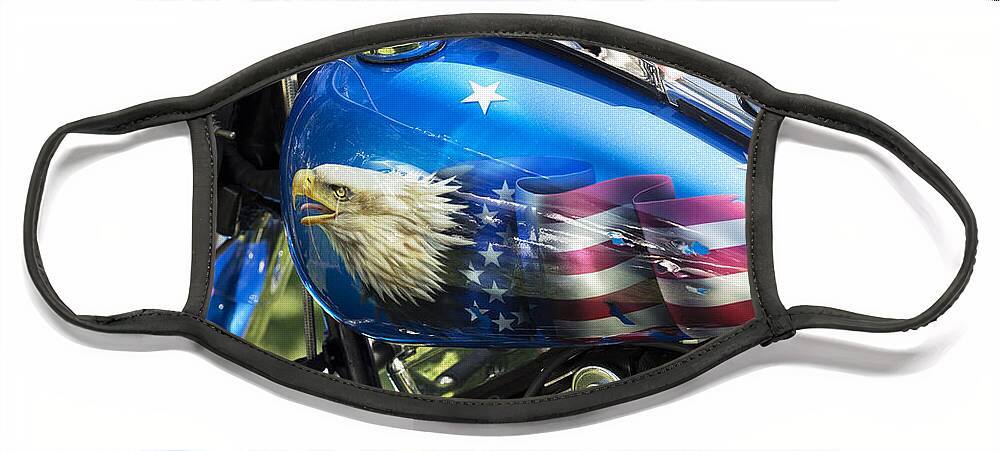 Harley Davidson Face Mask featuring the photograph The Eagle Has Landed by Tim Gainey