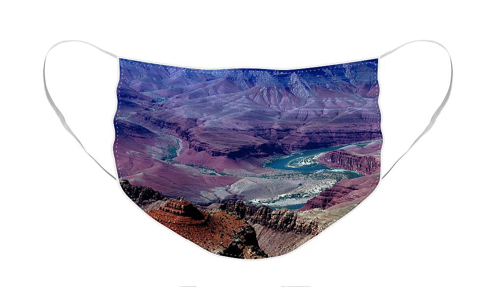 Photography Face Mask featuring the photograph The Grand Canyon by Susanne Van Hulst