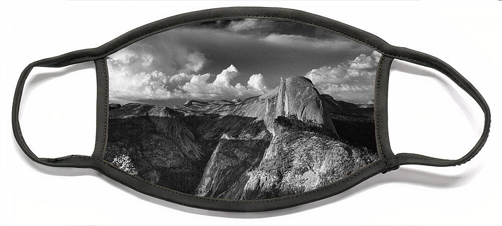 Yosemite Face Mask featuring the photograph The Mountains Are Calling... by Anthony Michael Bonafede