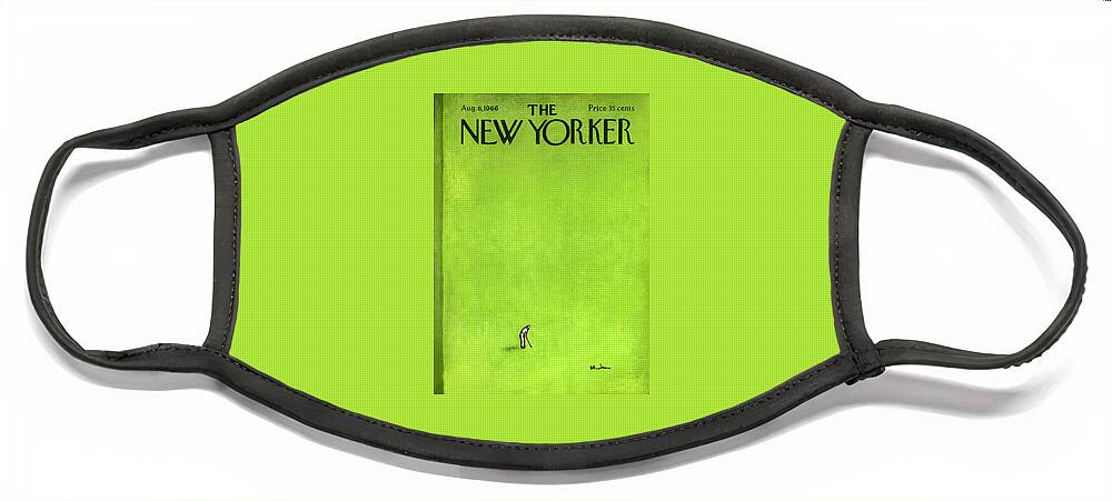 The New Yorker Cover - August 6th, 1966 Face Mask