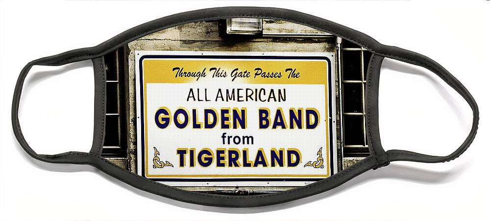 Tigers Face Mask featuring the photograph Tigerland Band by Scott Pellegrin