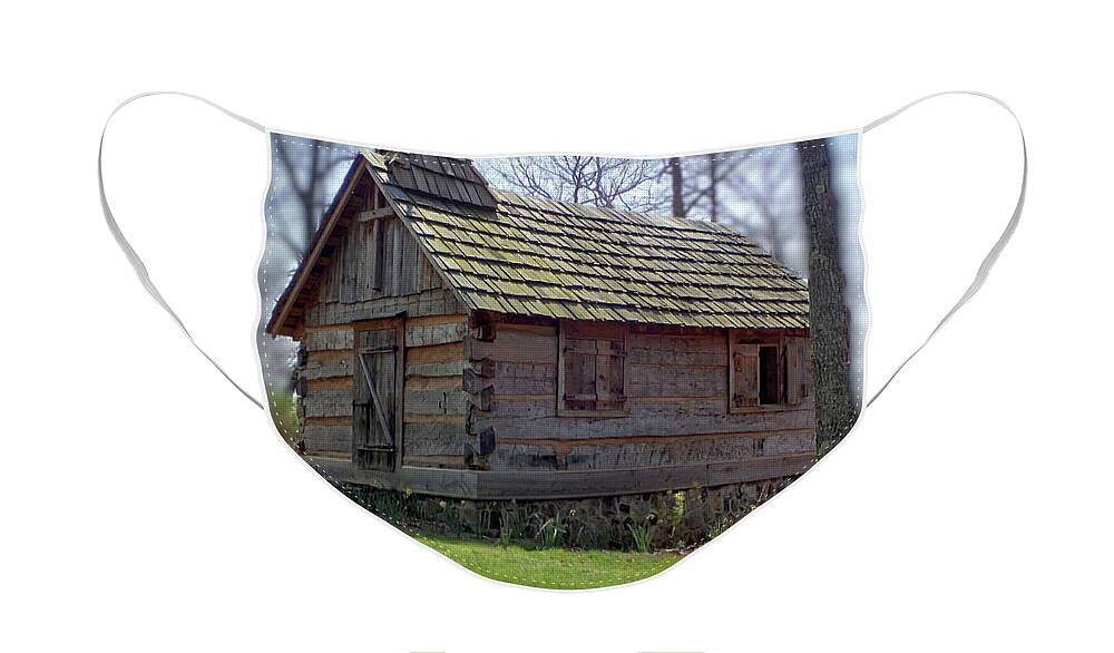 Country Face Mask featuring the photograph Tom's Country Church and School by Nicole Angell