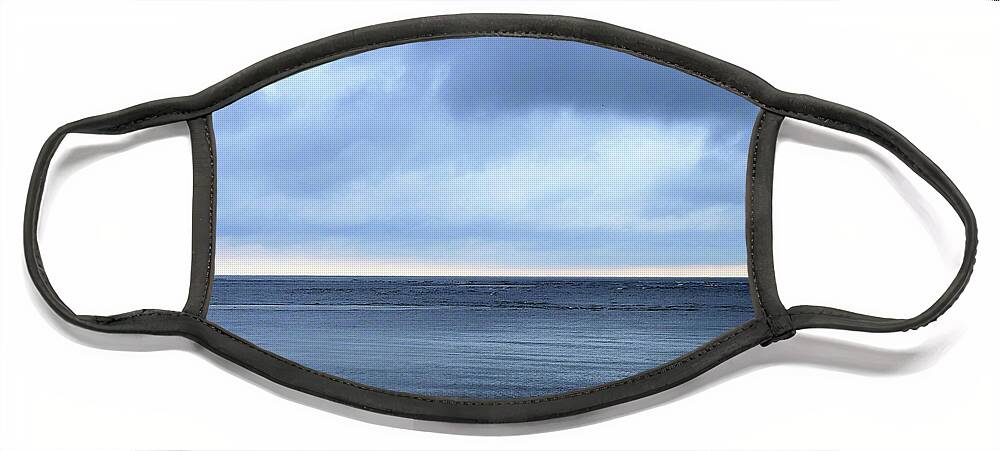 Seascape Face Mask featuring the photograph Tranquility by Jan Gelders