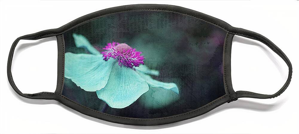 Flower Face Mask featuring the digital art Tutu - ra2c16t3 by Variance Collections