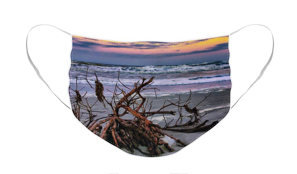 Beach Face Mask featuring the photograph Twilight by Joseph Desiderio