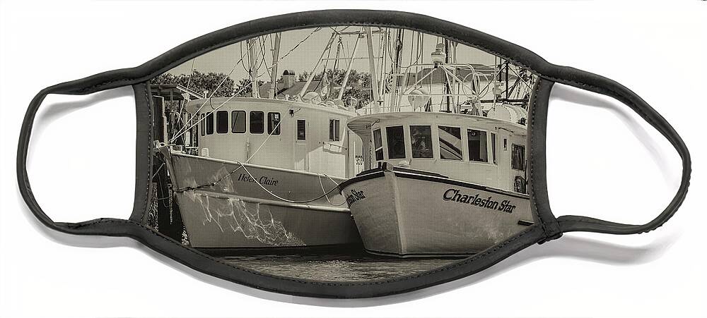 Charleston Star Face Mask featuring the photograph Two Deep by Dale Powell