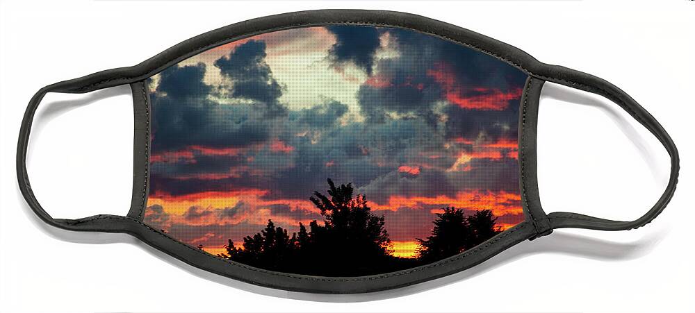 Sunset Face Mask featuring the photograph Utah SUnset by Bryan Carter