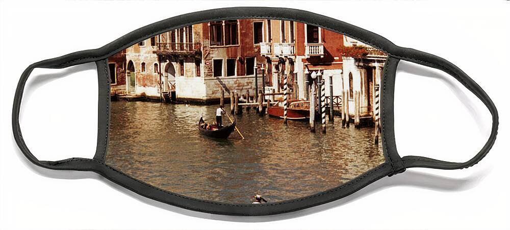 Landmarks Face Mask featuring the photograph Venice by Helga Novelli