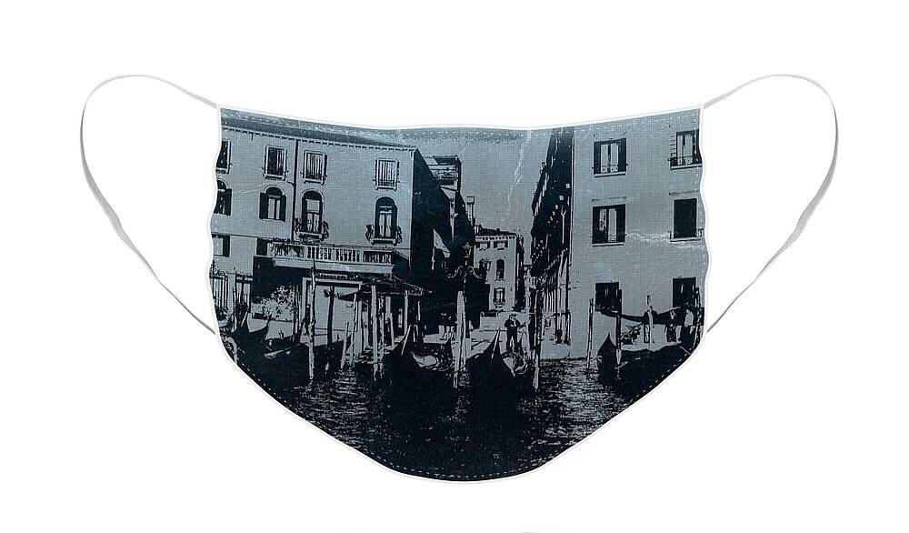 Venice Face Mask featuring the photograph Venice by Naxart Studio