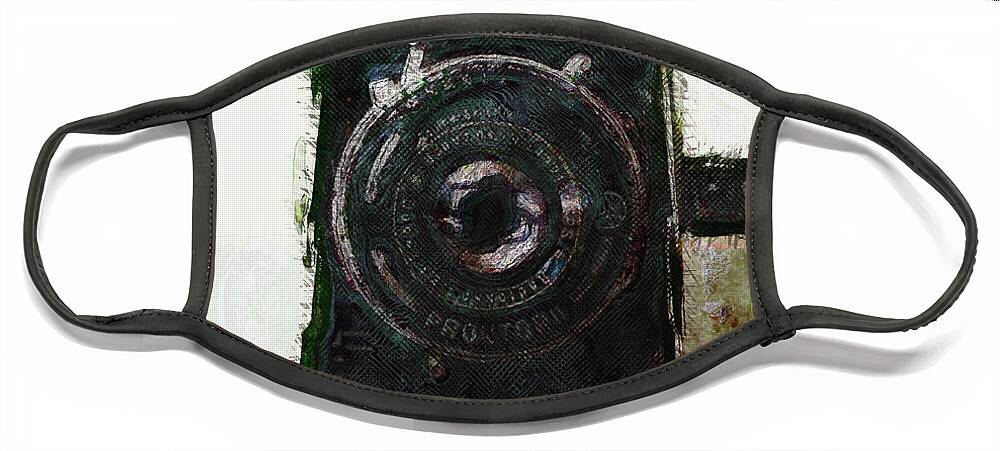Photography Face Mask featuring the photograph Vintage Camera by Phil Perkins