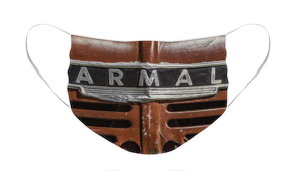 Farmall Tractor Face Mask featuring the photograph Vintage Farmall Tractor by Scott Norris