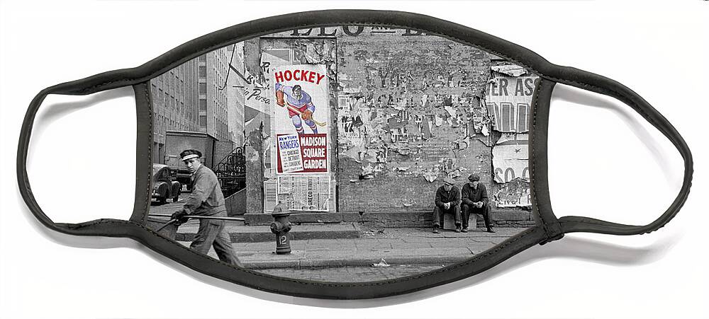 Hockey Face Mask featuring the photograph Vintage Hockey Poster by Andrew Fare