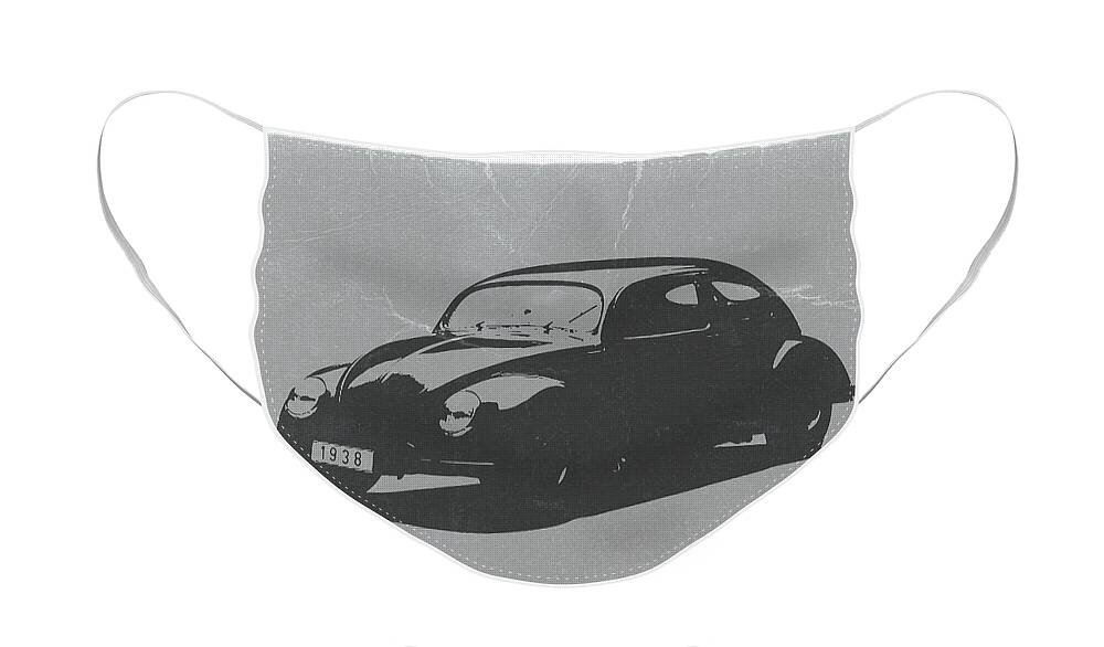 Vw Beetle Face Mask featuring the photograph VW Beetle by Naxart Studio