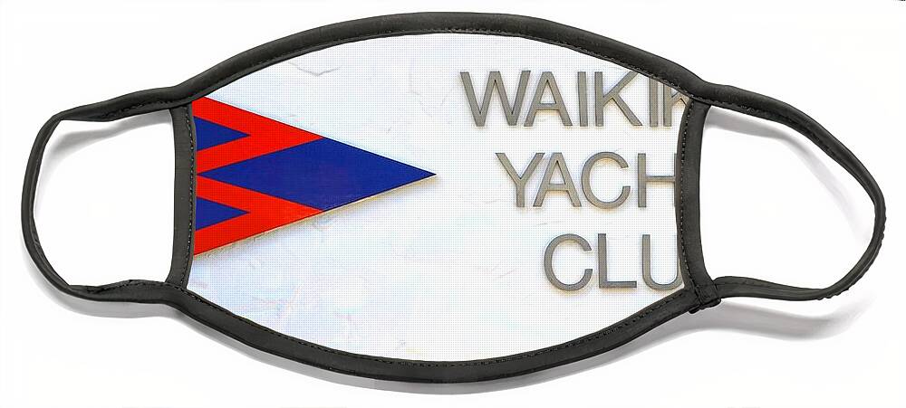 Waikiki Face Mask featuring the photograph Waikiki Yacht Club by Mary Deal