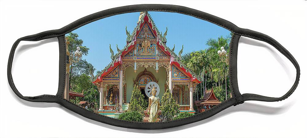 Scenic Face Mask featuring the photograph Wat Thung Luang Phra Wihan DTHCM2099 by Gerry Gantt