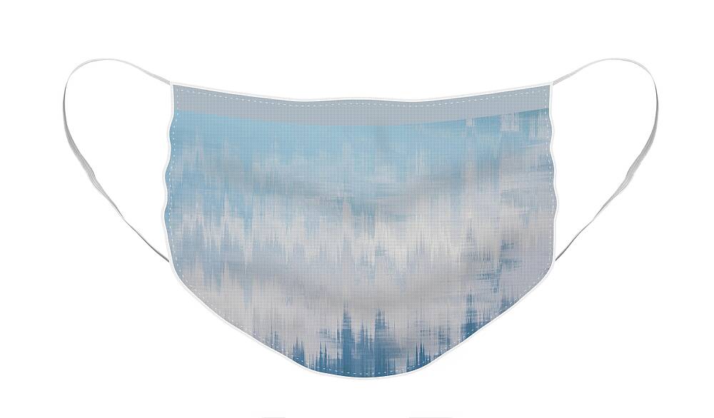 Clouds Face Mask featuring the photograph Water Cloud Abstract 080917-4333-1 by Tam Ryan
