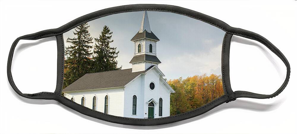 Church Face Mask featuring the photograph Welsh Church by Phil Spitze