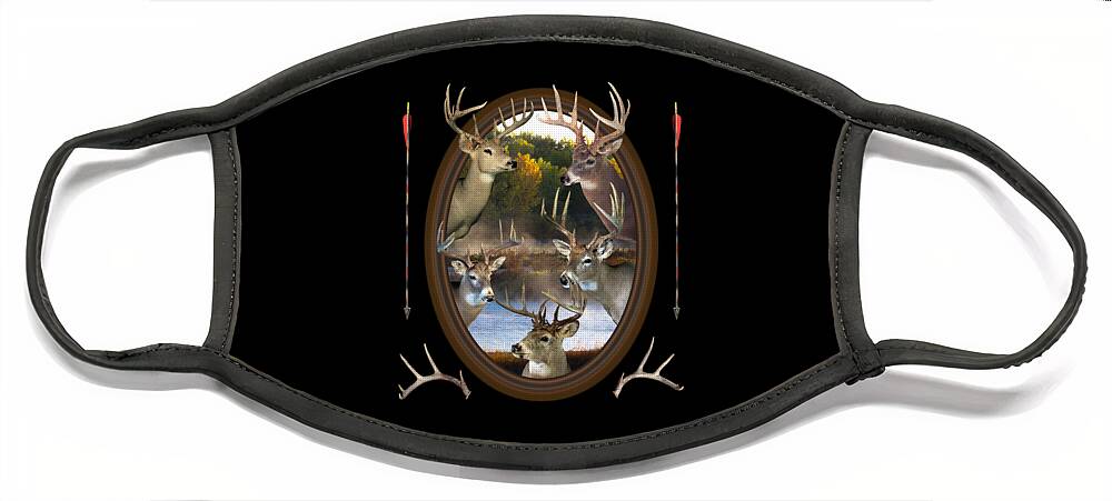 Whitetail Deer Face Mask featuring the photograph Whitetail Dreams by Shane Bechler