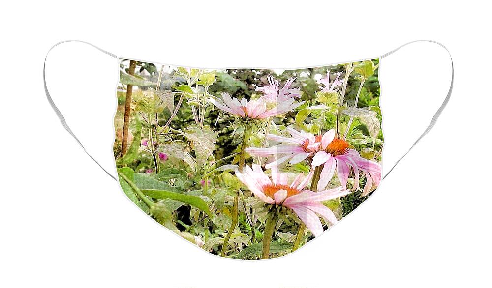 Wildflowers Face Mask featuring the photograph Wildflower Garden by Mary Wolf