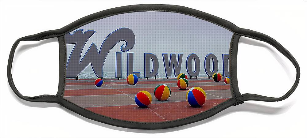 Sign Face Mask featuring the photograph Wildwoods by Tru Waters