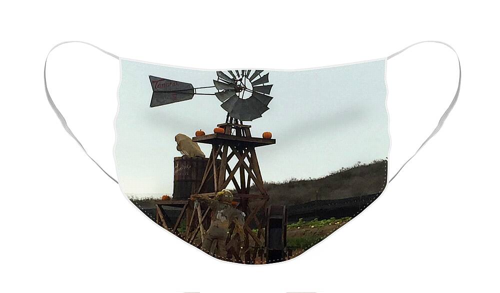 Windmill Face Mask featuring the photograph Windmill by Portraits By NC