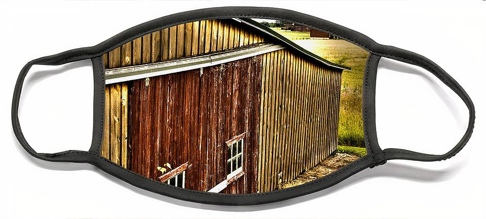 Wine Face Mask featuring the photograph Wine Barn by William Norton