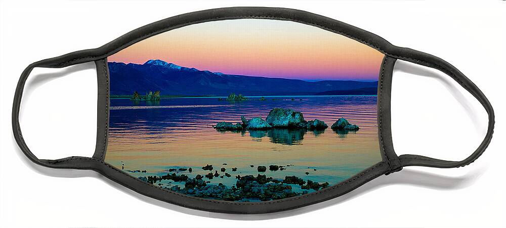 Mono Lake Face Mask featuring the photograph Winter Sunrise by Misty Tienken