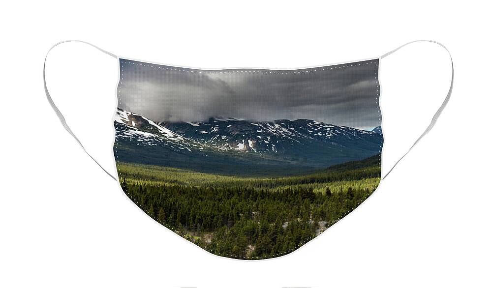 Yukon Territory Face Mask featuring the photograph Yukon Wilderness by Ed Clark