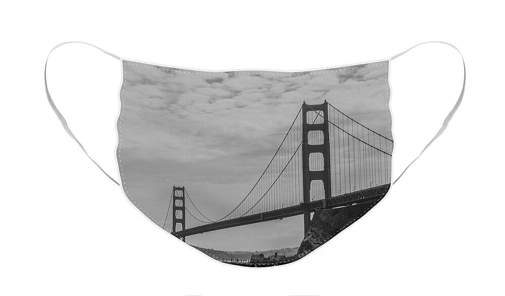 San Francisco Face Mask featuring the photograph Golden Gate Bridge #1 by Stuart Manning