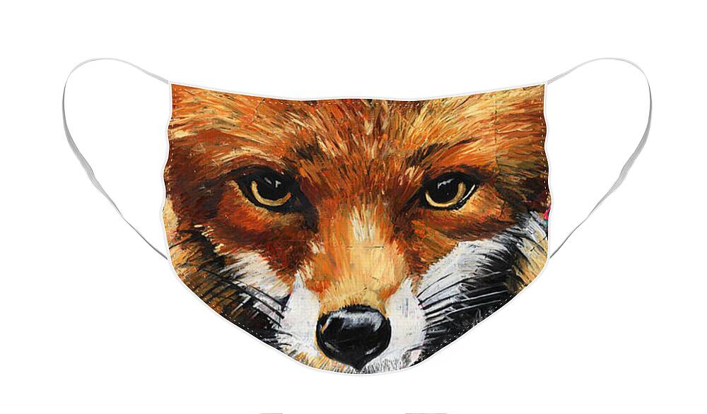 Mrs Fox Face Mask For Sale By Ashley Lane