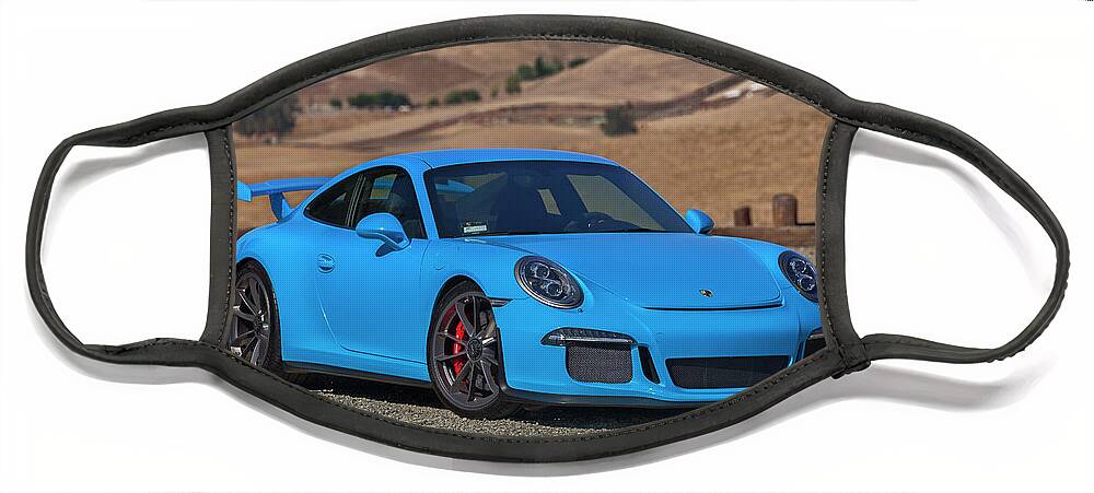 Cars Face Mask featuring the photograph #Porsche 911 #GT3 #Print #1 by ItzKirb Photography